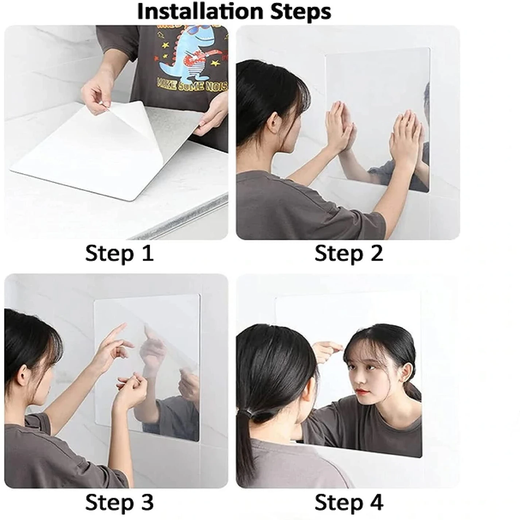 Rectangle Shape Sticker Magic Mirror - Image 2
