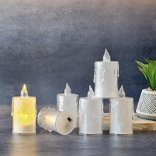 LED Crystal Candle Light (pack of 6) - Image 4
