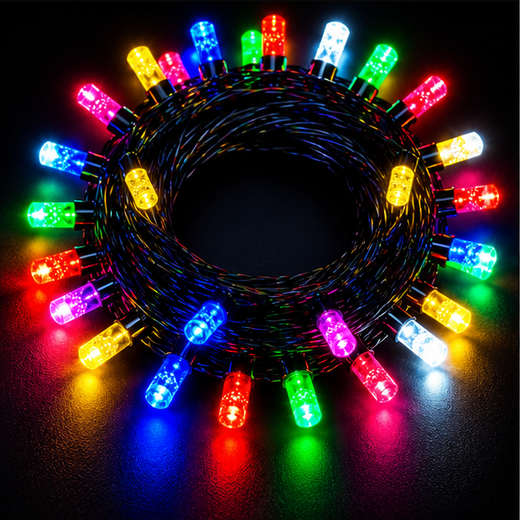 70M Long Fiber / Pinchu Multicolour String Light (340 Bulb) (Print: 100M) ✨ - Image 3