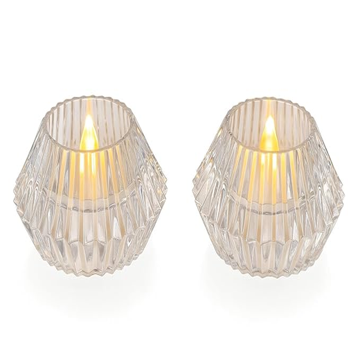 Crystal Diamond Diya Candle (pack of 4) - Image 2