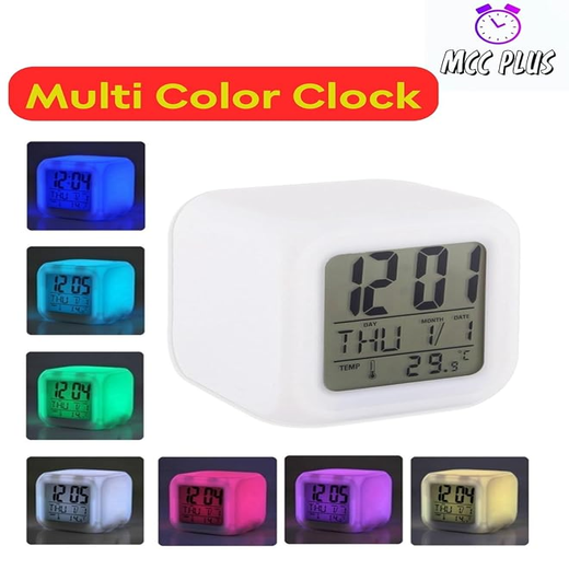 Automatic 7 Color Changing Clock - Image 4