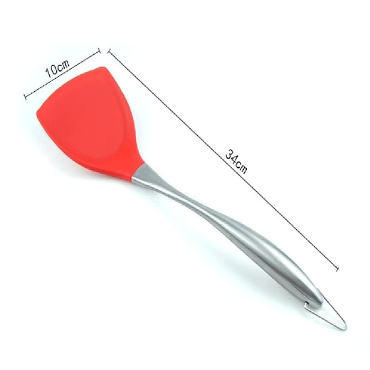 Stainless Steel Handle Silicone Nonstick Spatula - Image 4