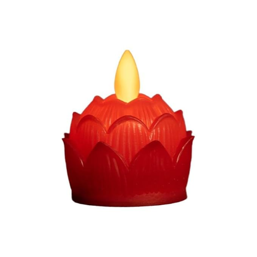 Lotus Shape Led Candle Diya - Image 2
