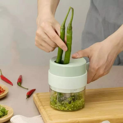 4-in-1 Electric Vegetable Cutter - Image 3