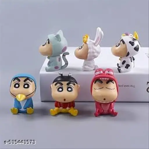 Shinchan chibby set of 6 fiqure - Image 2