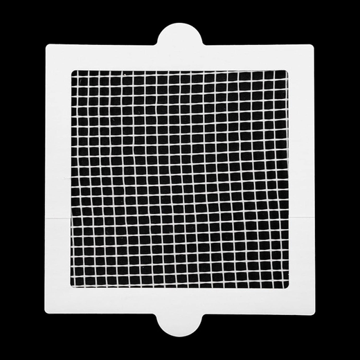 Square Disposable Shower Drain Hair Catcher Mesh Sticker (10Pcs)