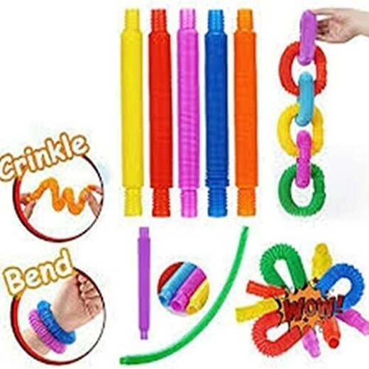 Big Fidget Pop Tube Ring (Set of 6) - Image 3