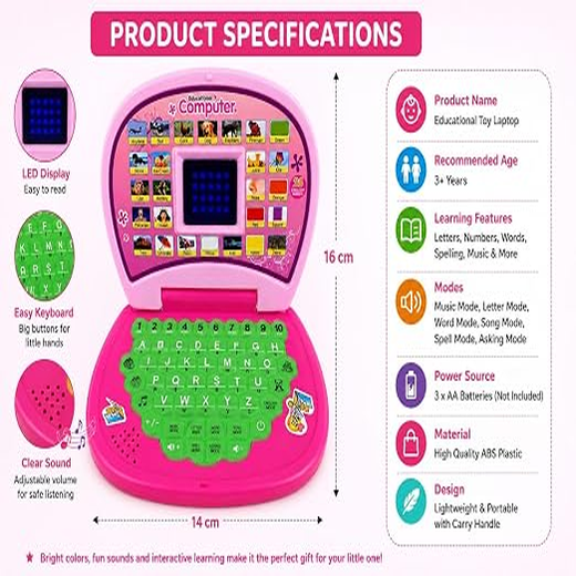 Educational Toy Laptop for Kids - Image 2