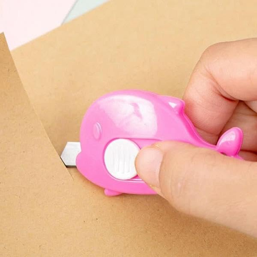 Mini Whale Portable Utility Knife Cute Paper Cutter - Image 2