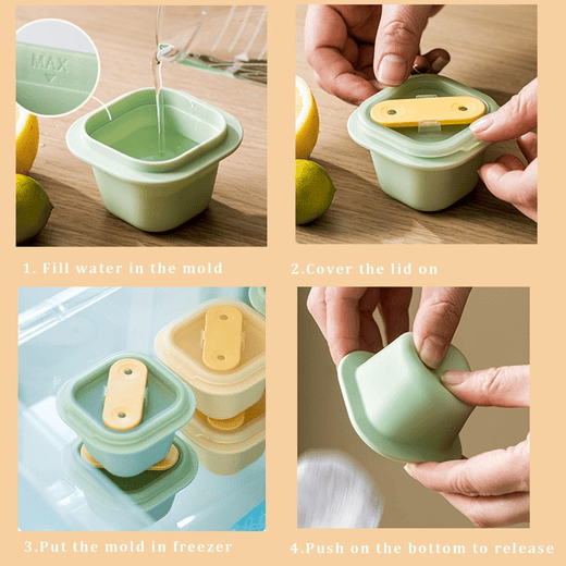 3 Pcs Ice Cream Popsicle Maker - Image 2