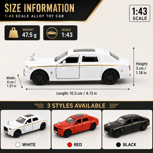 Mini Rolce Royce Phantom (Light & Music) - Image 3