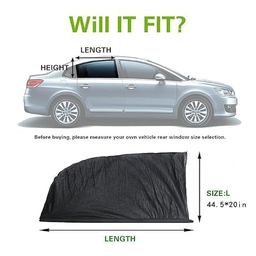 Set of 4 Car Glass Window Cover For Sun - Image 4