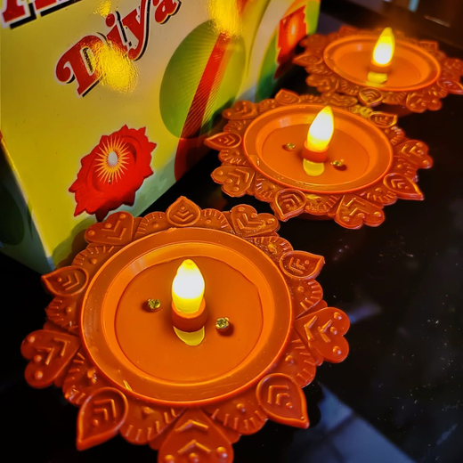 Water Sensor Diya (10 Piece Box) 🪔 - Image 2