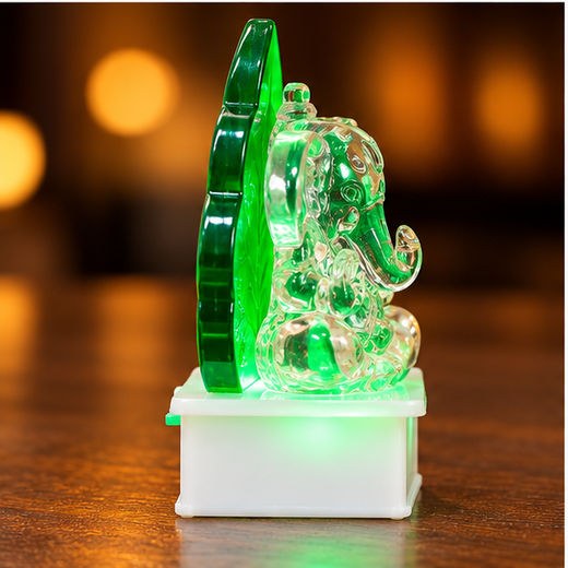 Paan Lakshmi Ganesh ji Multicolour Light 🔌 - Image 3