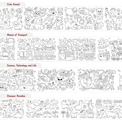Children Drawing Roll - Image 2