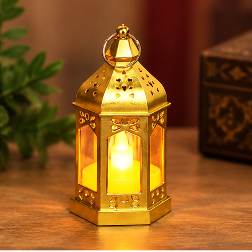 LED Lantern (Colour may vary) 🏮 Height: 17Cm - Image 2