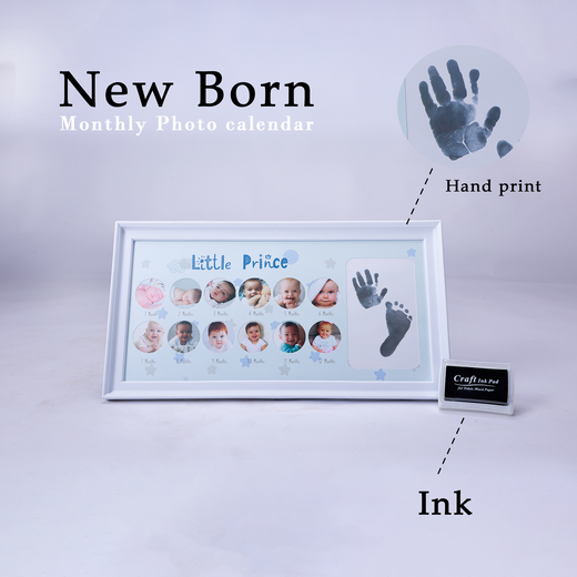 Personalized baby photo collage frame