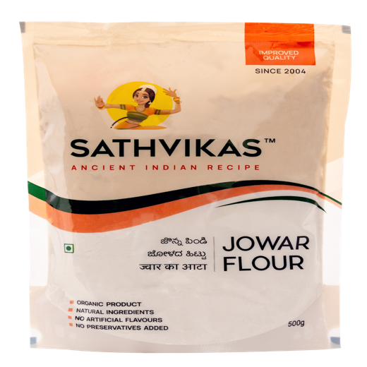 Pacha Jonnalu / Jowar Flour (500 grams) Pack Of 1.