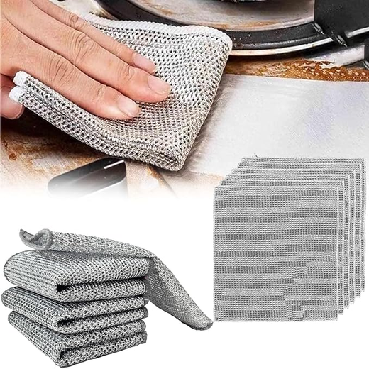Non-Scratch Dish Wash Wire for Kitchen(Pack of 10)