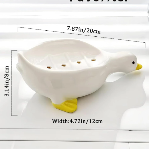 DUCK CERAMIC SOAP DISPENSER - Image 2
