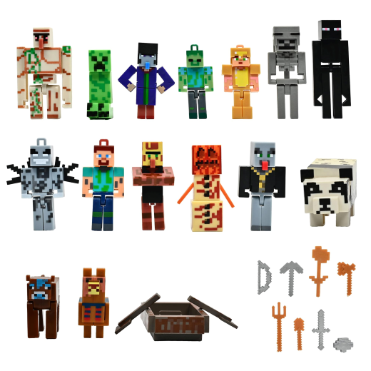 4pcs in 1 box - Mine craft pop set - Image 4