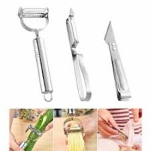 3 Pc Steel Peeler - Image 4