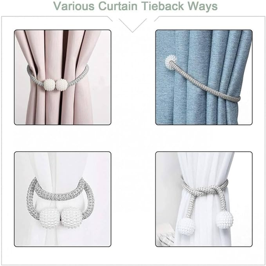 Magnetic Curtain  Drape Tiebacks Rope (2Pcs) - Image 4