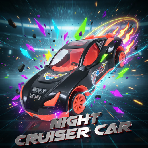 FLYI Night Cruiser Push-and-Go Car – Fun Toy for Kids