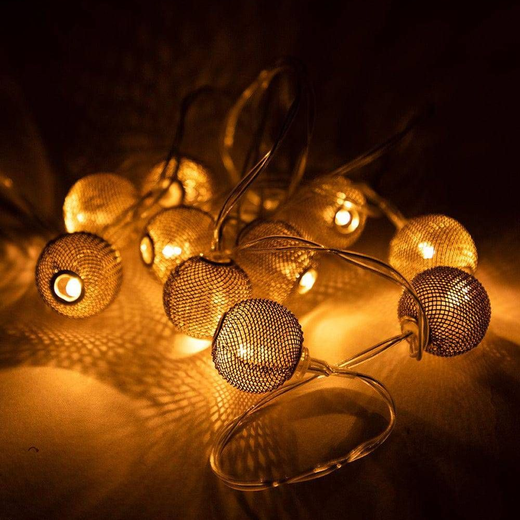 Metal Net Ball String Light✨