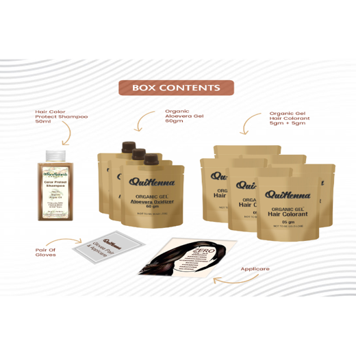 Organic Gel Hair Colour 4G Golden Brown - PPD & Ammonia Free Permanent Natural Hair Color - Image 3