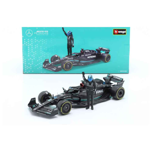 1:24 BURAGO MERCEDES AMG PETRONAS #63 - Image 2