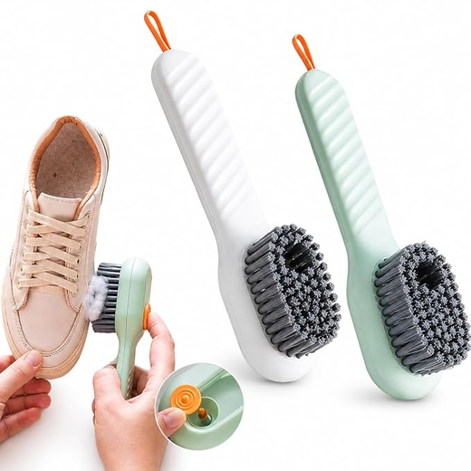 Shoe Cleaning Soap Dispensing Cleaning Brush - Image 2