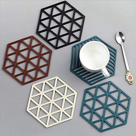 Silicone table trivet mat (3 Pcs)