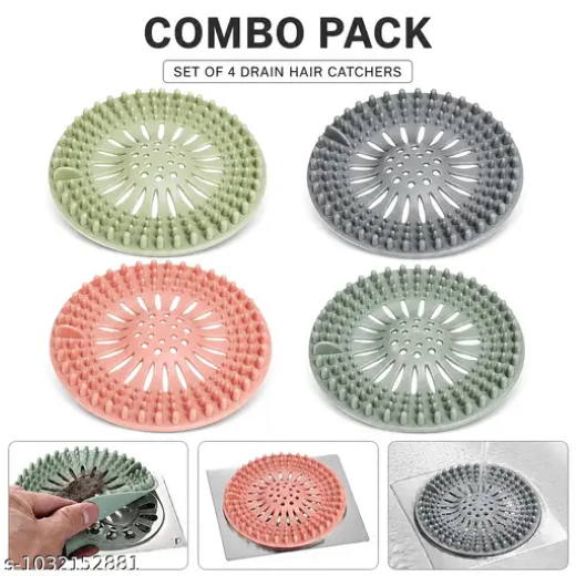 silicon Hair Catcher Drain Filter Stopper