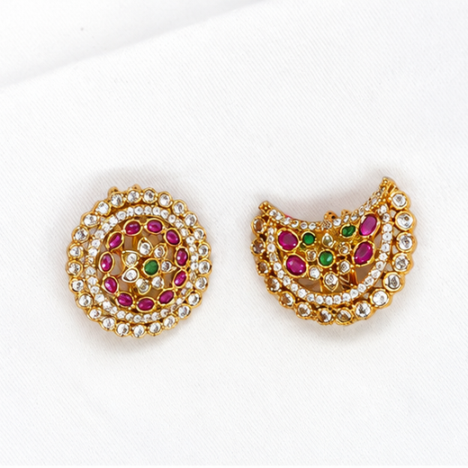 Matte finishing with multi stones jadai billai - Image 2
