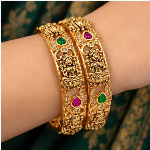 Bangles lotus flower & Laxmi Devi - Image 4
