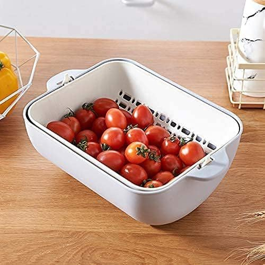 Double Layer Rotatable Drain Basket - Image 3