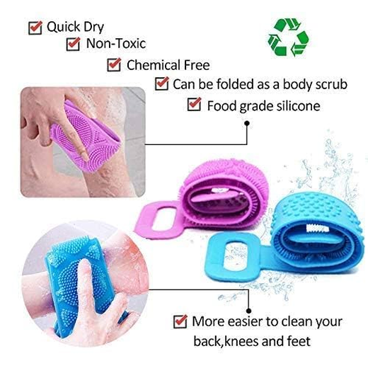 Silicone Body Bath Scrubber Belt - Image 3