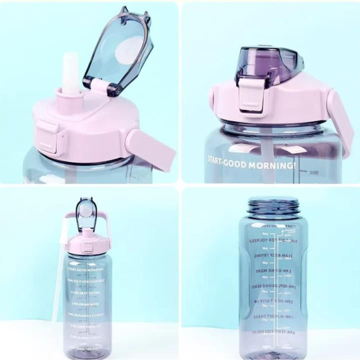 3 Pcs Transparent Bottle Set (Imported) - Image 4