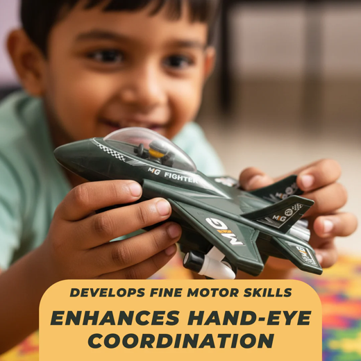 FLYI MiG Fighter Toy Action Jet Plane Toy(3+ Years) - Image 2