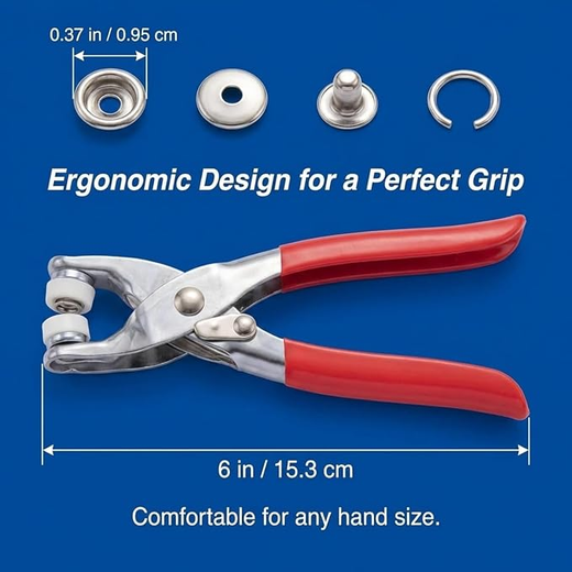 200 Set Snap Buttons Mix Colour With pilers - Image 3