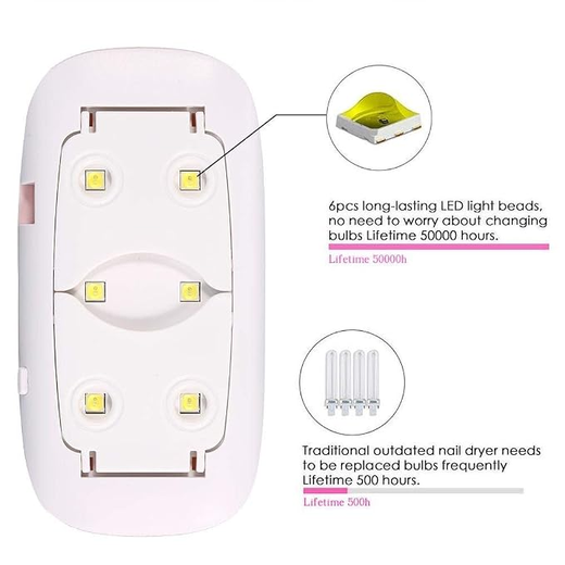 Mini Foldable Nail Dryer Lamp - Image 3