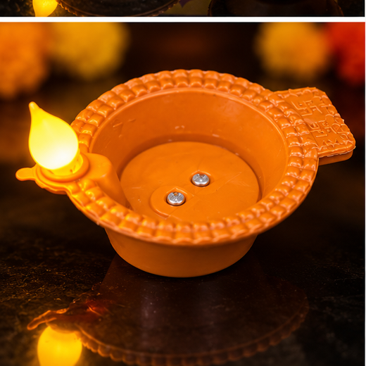 Water Sensor Diya With Jyot (12 Piece Box) 🪔 - Image 3