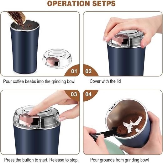 Stainless Steel Coffee Grinder Machine - Image 4