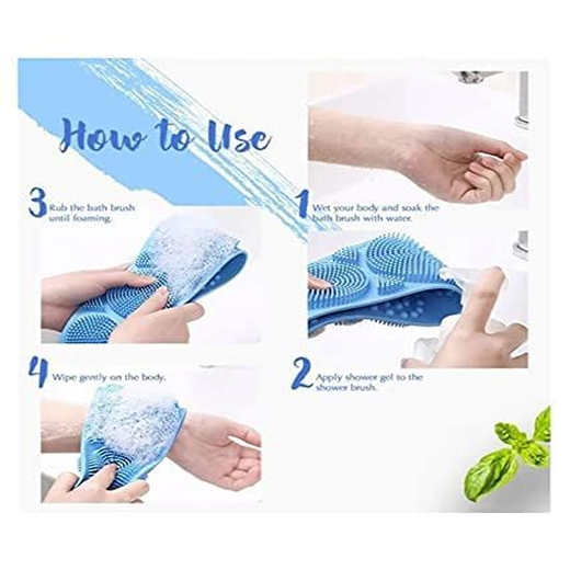 Silicone Body Bath Scrubber Belt - Image 4