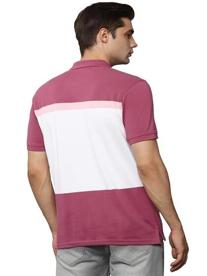 Allen Solly Men's Cotton Regular Fit Polo T-Shirt - Image 3