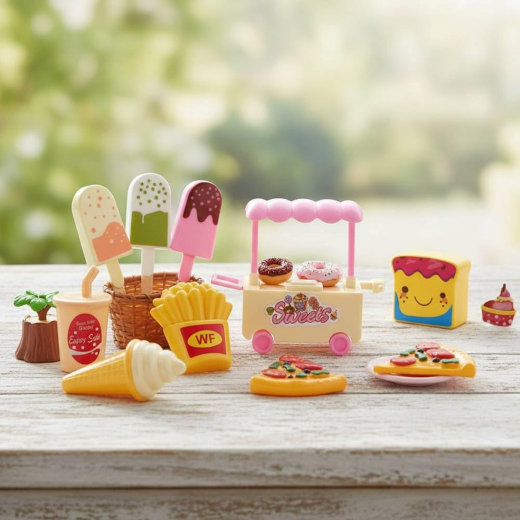 French Fries Shape Fancy Erasers (Pack Of 6) - Image 2