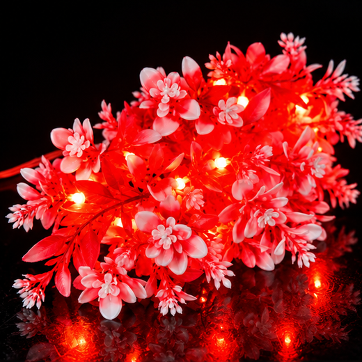 32 Bulb Red Light Patta String Light ✨