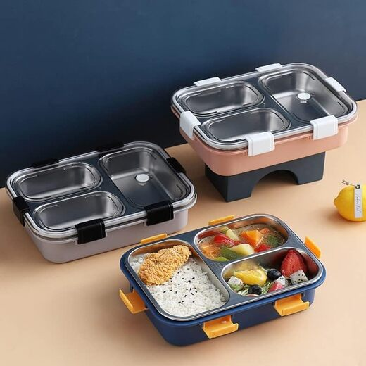 Bear Family Stainless Steel Lunch Box - Image 3