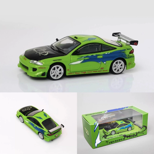 Jada Toys Fast & Furious 25th Anniversary 1995 Mitsubishi Eclipse 1:24 Die-Cast Car - Image 4